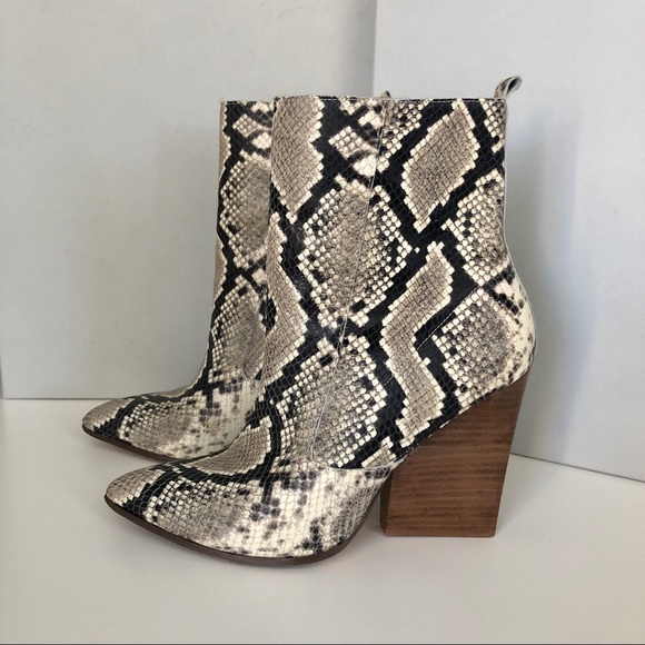 bleecker&bond kailey snake booties - Picture 1 of 5